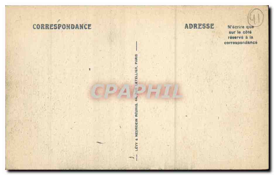 CPA Blois Vue generale prise du chateau — Verso
