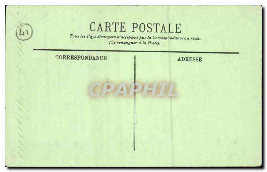CPA Blois Le chateau Aile Louis XII la chapelle — Verso