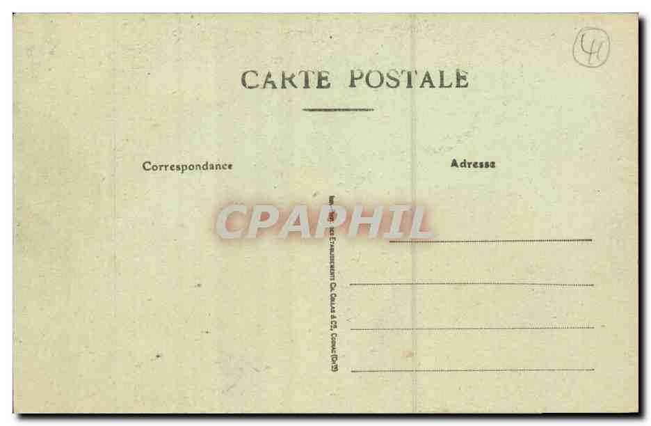 CPA Blois La rue Denis Papin — Verso