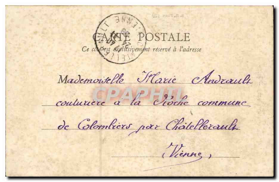 CPA Romoratin Entree laterale de l'eglise — Rückseite