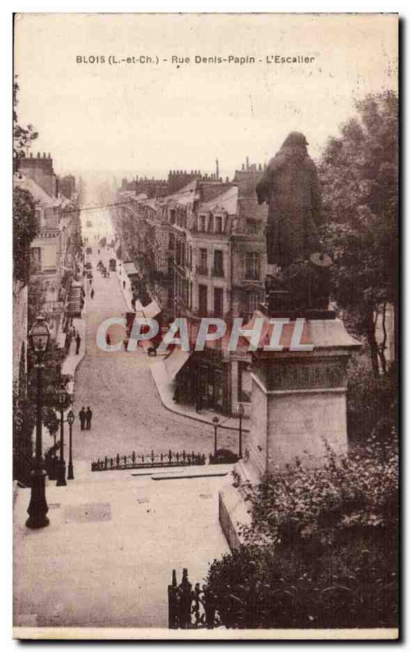 Blois CPA Rue Denis Papin L'escalier