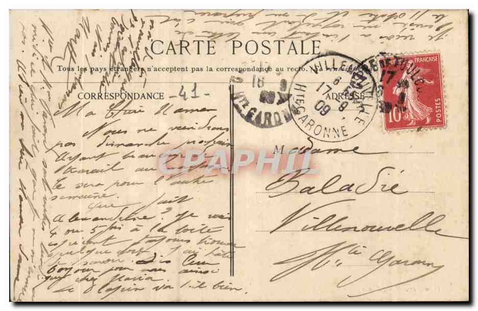 FEtes de Blois CPA L'apotheose fleurie de la Muse M Hamel de la Comedie Francaise — Verso