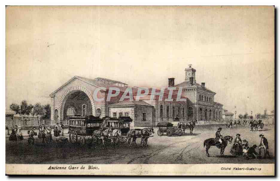 Blois CPA Ancienne gare