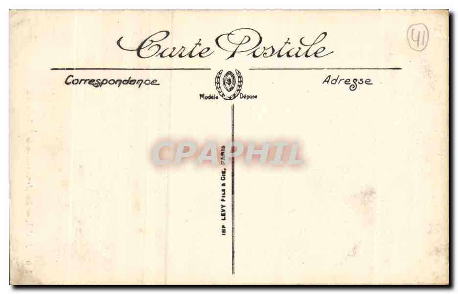 Blois CPA Les armoireries de la ville  — Verso