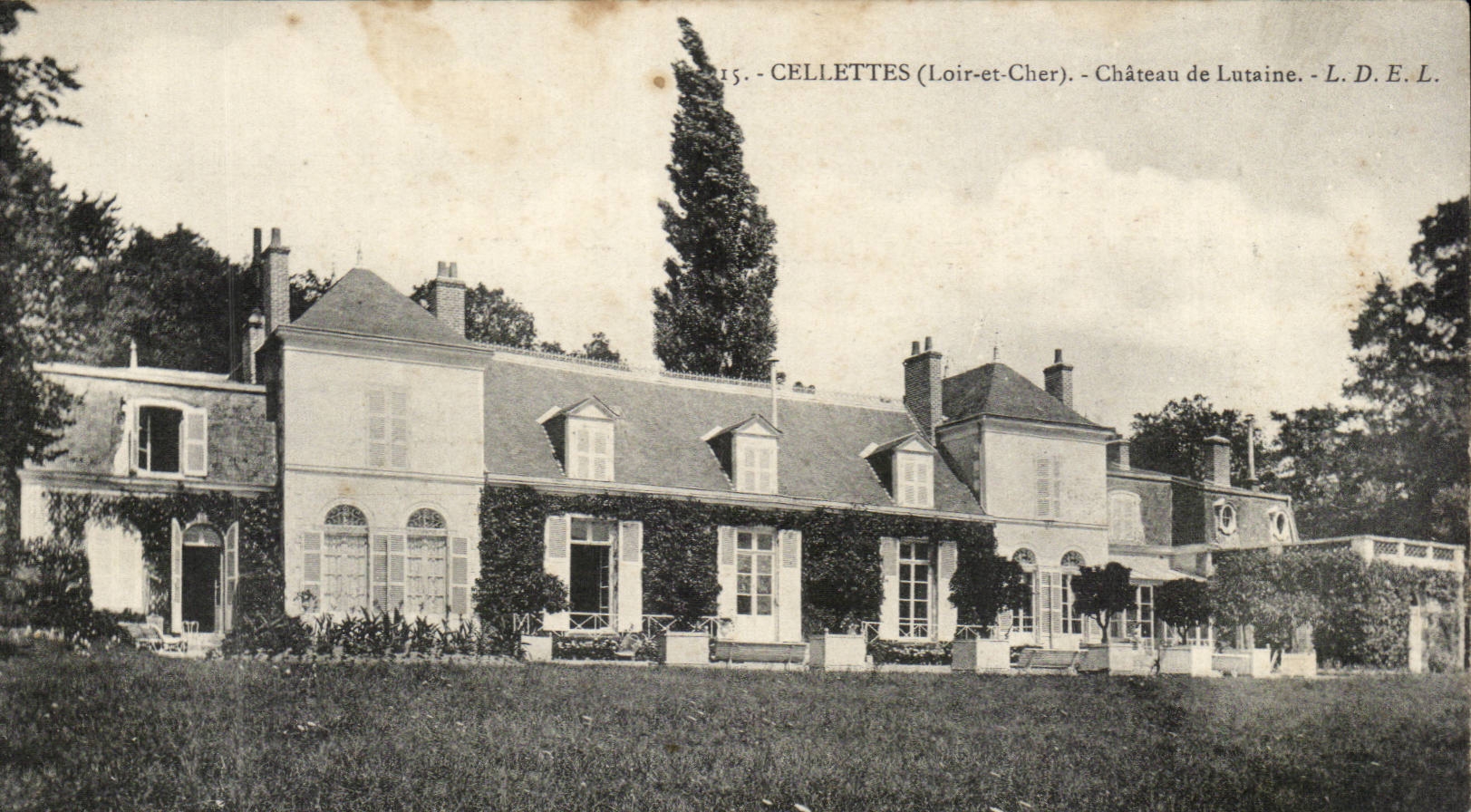 Cellettes (Loir-et-Cher) — Château de Lutaine — L.D.E.L.