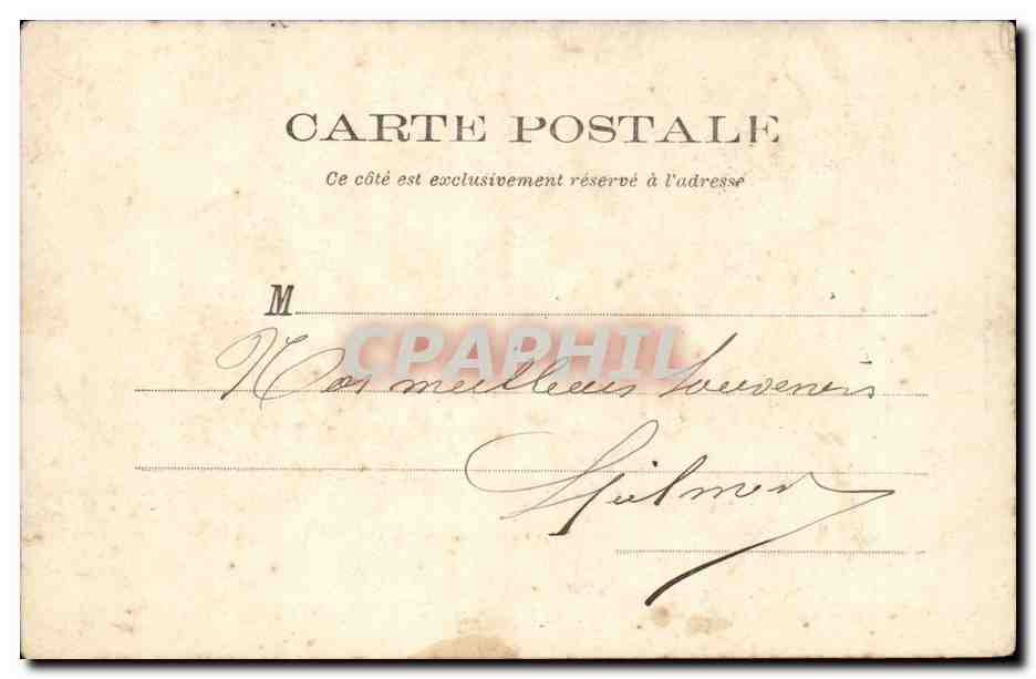 La Ville-aux-Clercs (L.-et-C.) — Château de la Gandinière, vu du Nord-Est — Imp. Lassalle, Châtenay — Verso
