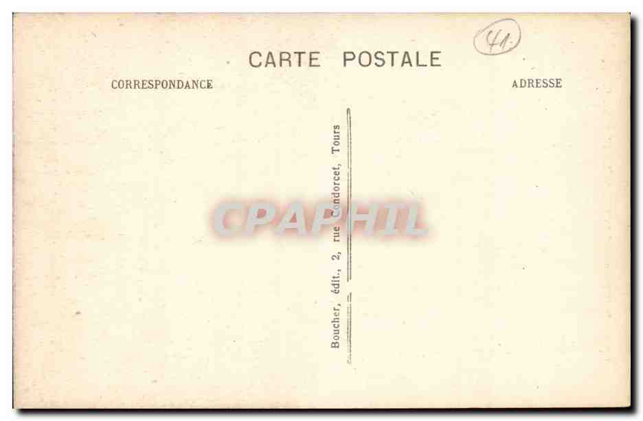 Ruines de Château de Lavardin (L.-et-C.) — A. B. — Verso