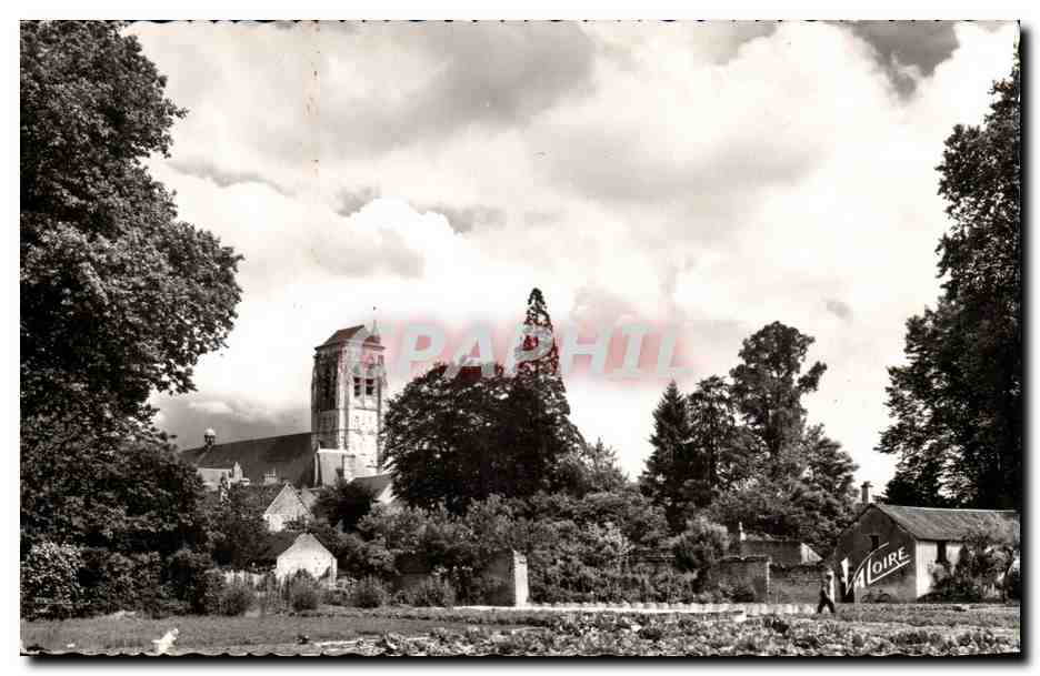 Mer (Loir-et-Cher) — Paysage vers l'église des XVᵉ-XVIᵉ siècles — Éditions Valoire, Blois