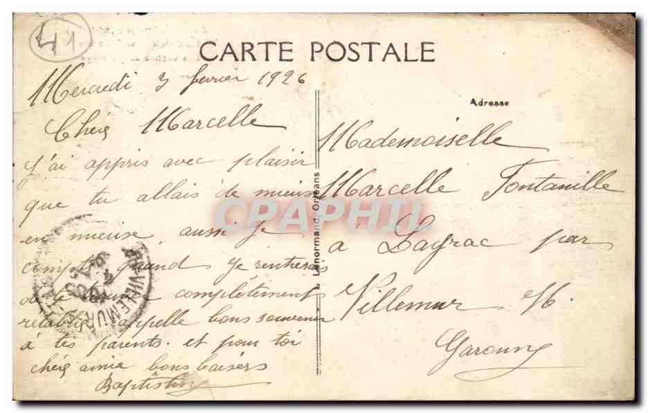 Lamotte-Beuvron (L.-&-C.) — La Colonie St-Maurice — Les vaches au pâturage — Édition Lamvy — Reverso