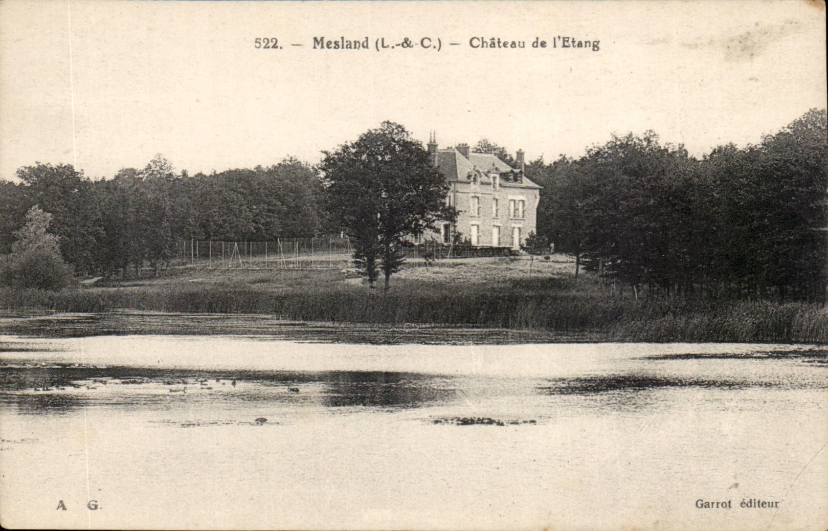 Mesland (L.-&-C.) — Château de l'Etang — Garrot éditeur