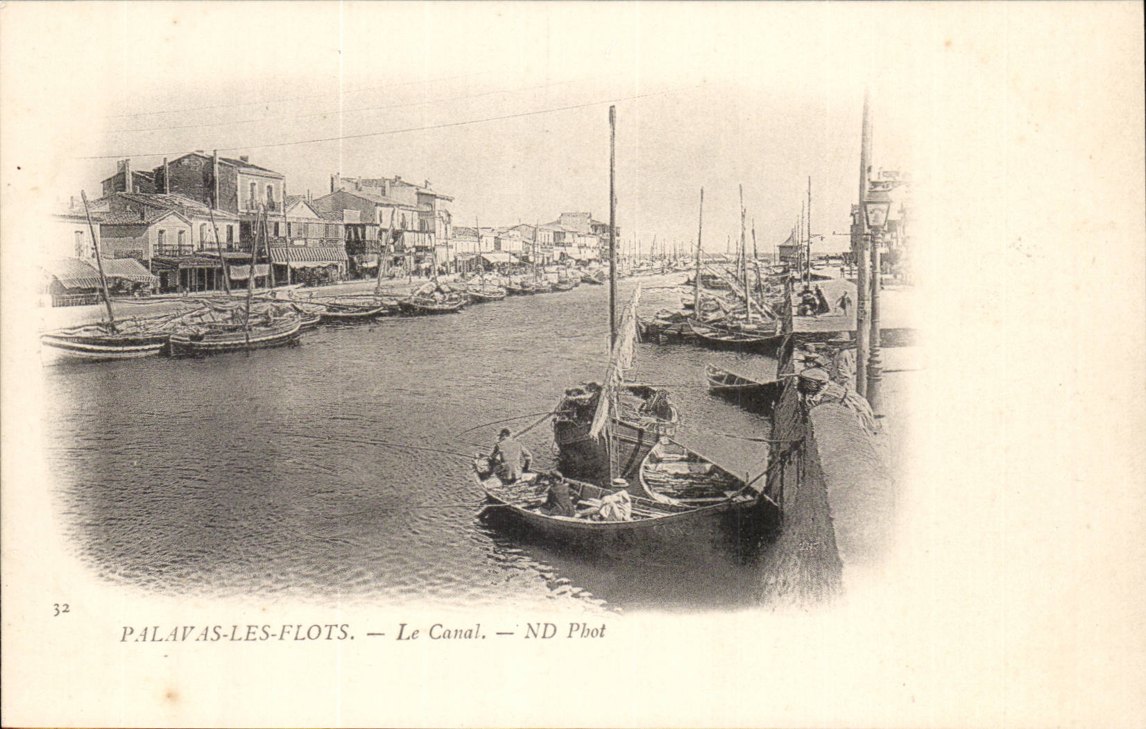 Palavas les flots CPA le canal