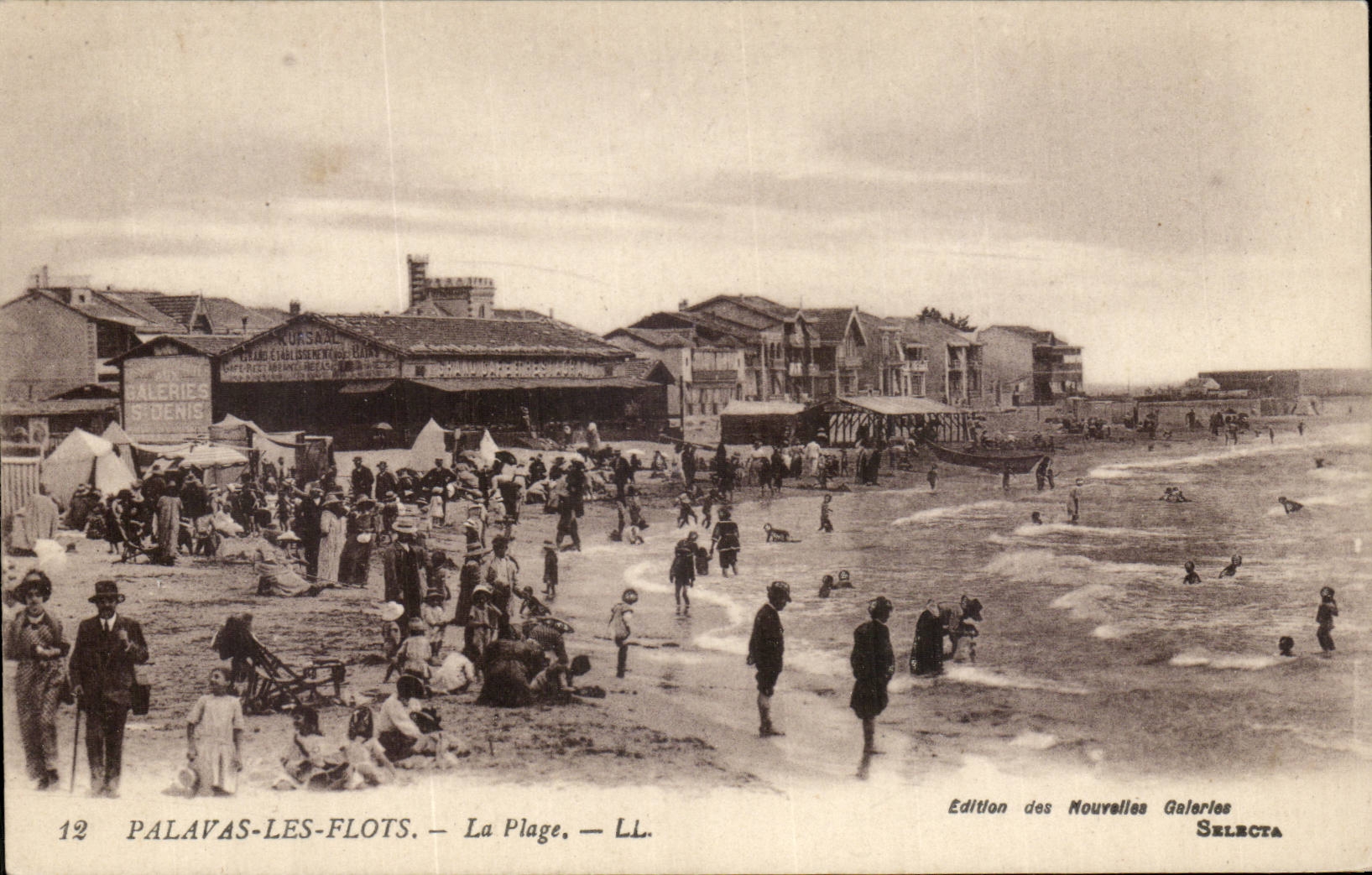Palavas les flots CPA La plage