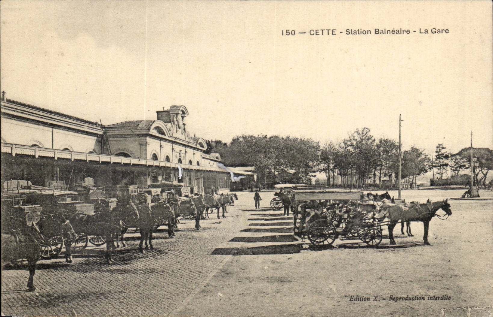 CETTE - Station Balnéaire - La Gare — Édition X