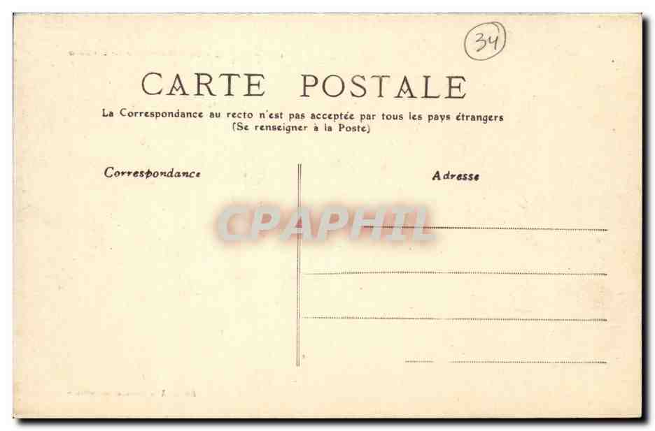 CETTE - Station Balnéaire - La Gare — Édition X — Rückseite