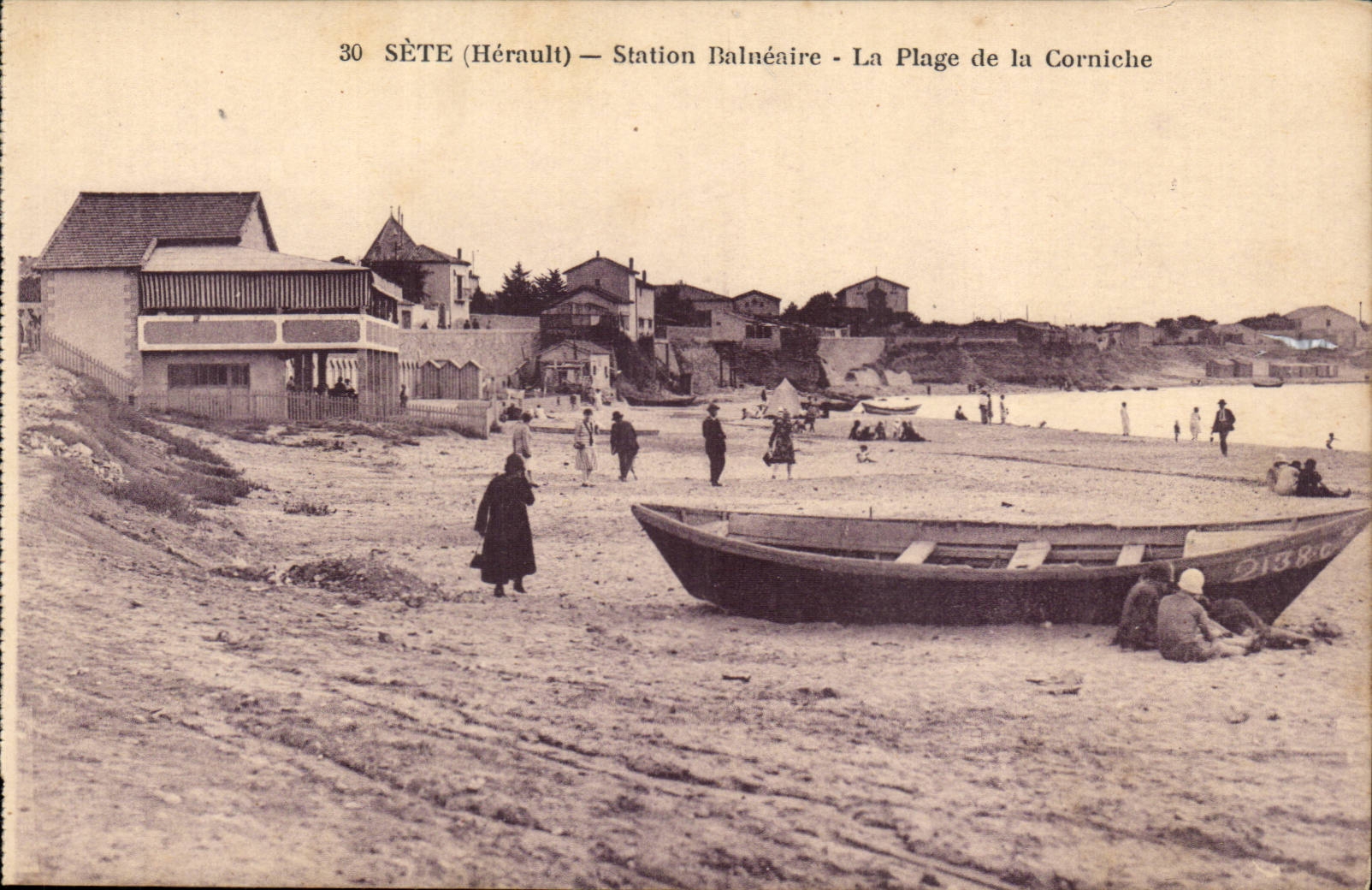 Cete Sette CPA Station balneaire La plage de la corniche