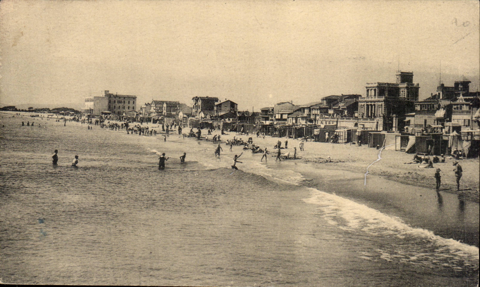 Palavas les Flots CPA la plage rive droite