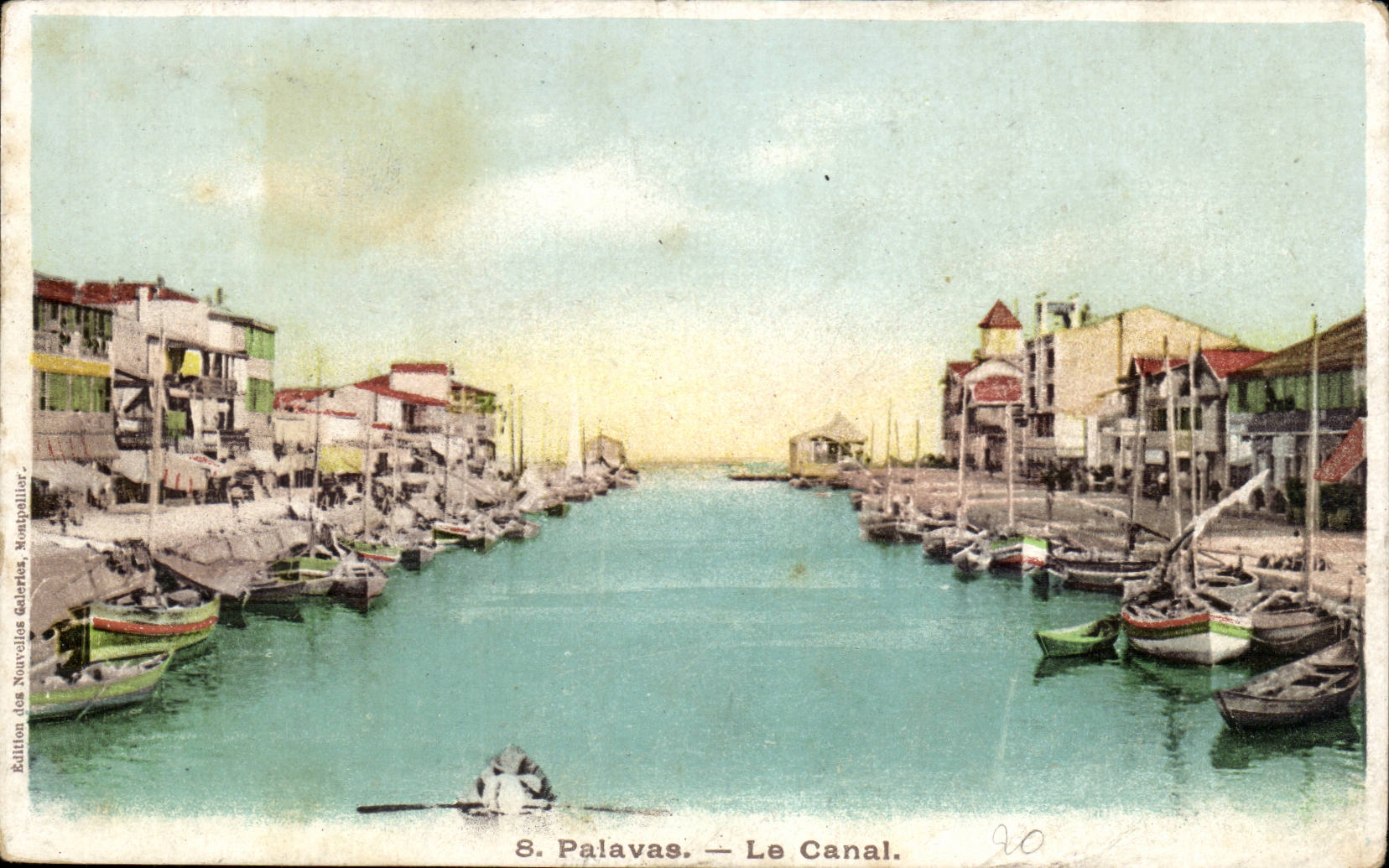 Palavas les Flots CPA le canal
