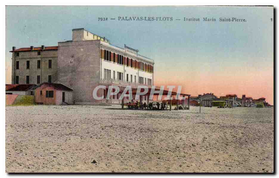 Palavas les Flots CPA Insitut marin Saint Pierre