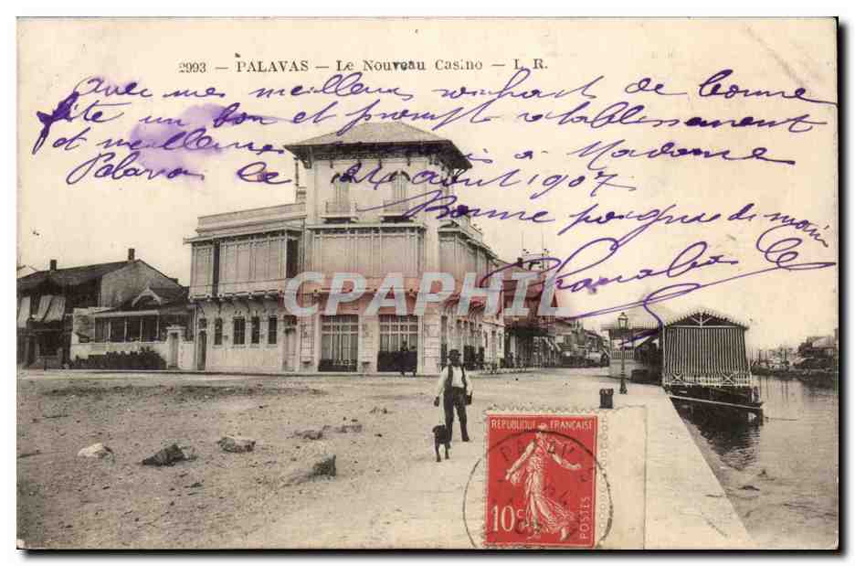 Palavas les Flots CPA Le nouveau casino