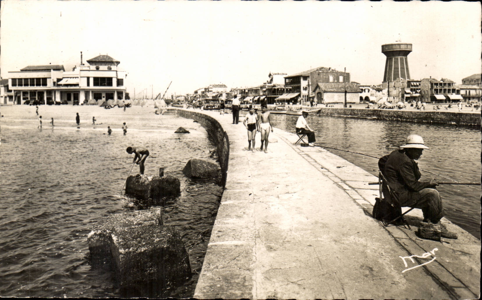 Palavas les Flots CPA Le canal