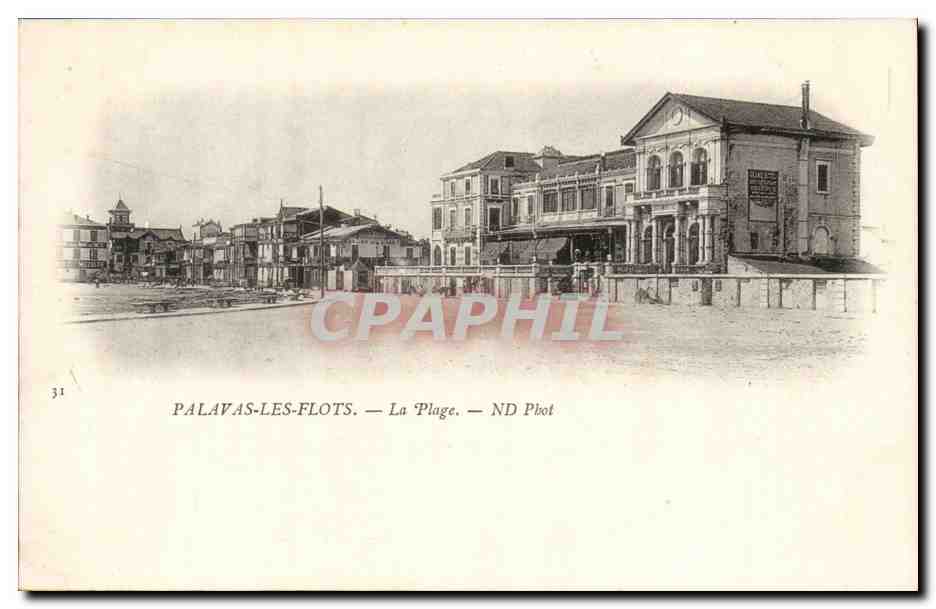 Palavas les Flots CPA La plage
