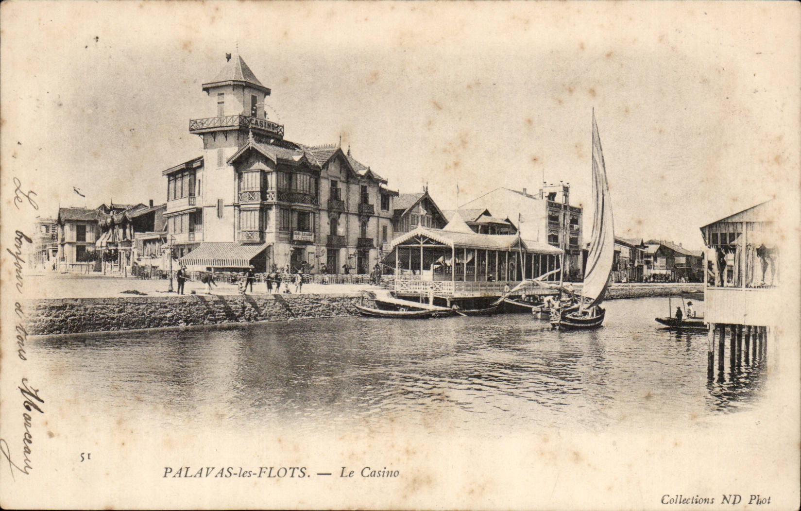 Palavas les Flots CPA Le casino