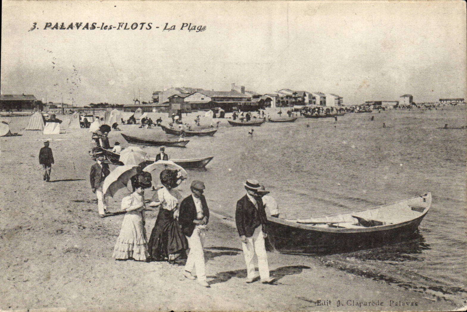Palavas les Flots CPA La plage