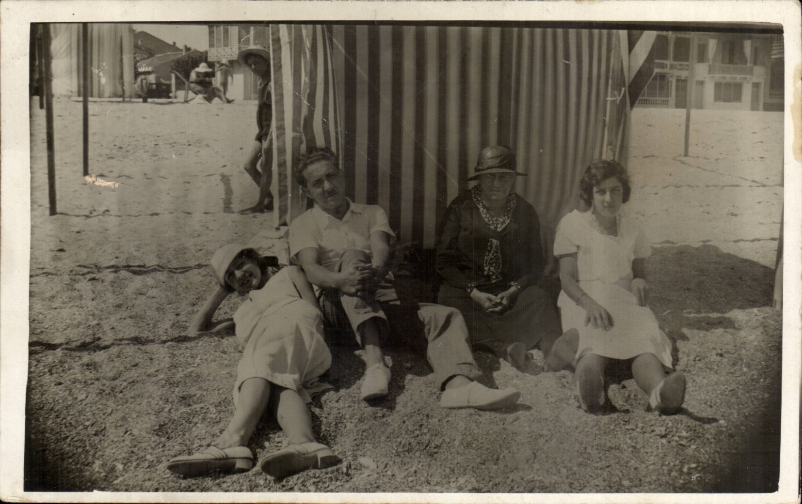 Palavas les Flots Carte photo juillet 1932 Famille