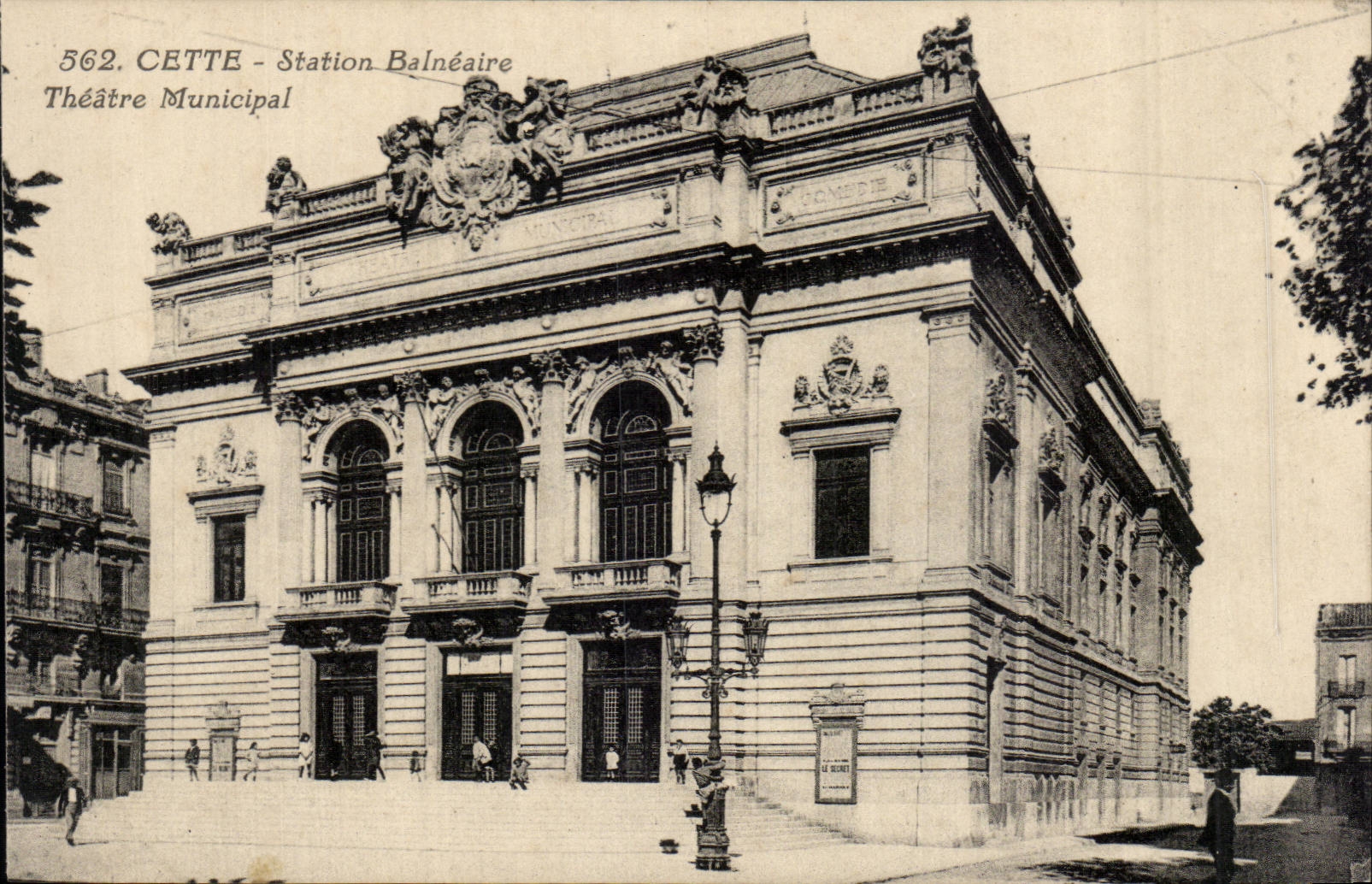 Cete Sete CPA Station balneaire Theatre municipal