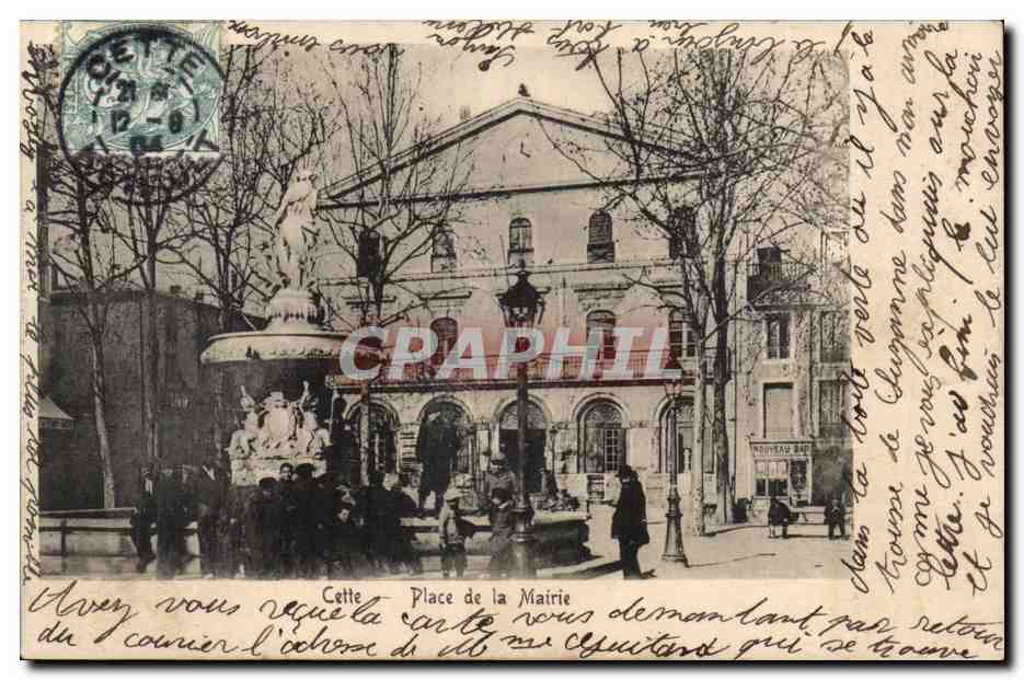 Cete Sete CPA Place de la mairie