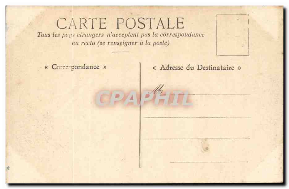 Cete Sete CPA Phare Saint Louis et bateaux de peche — Back