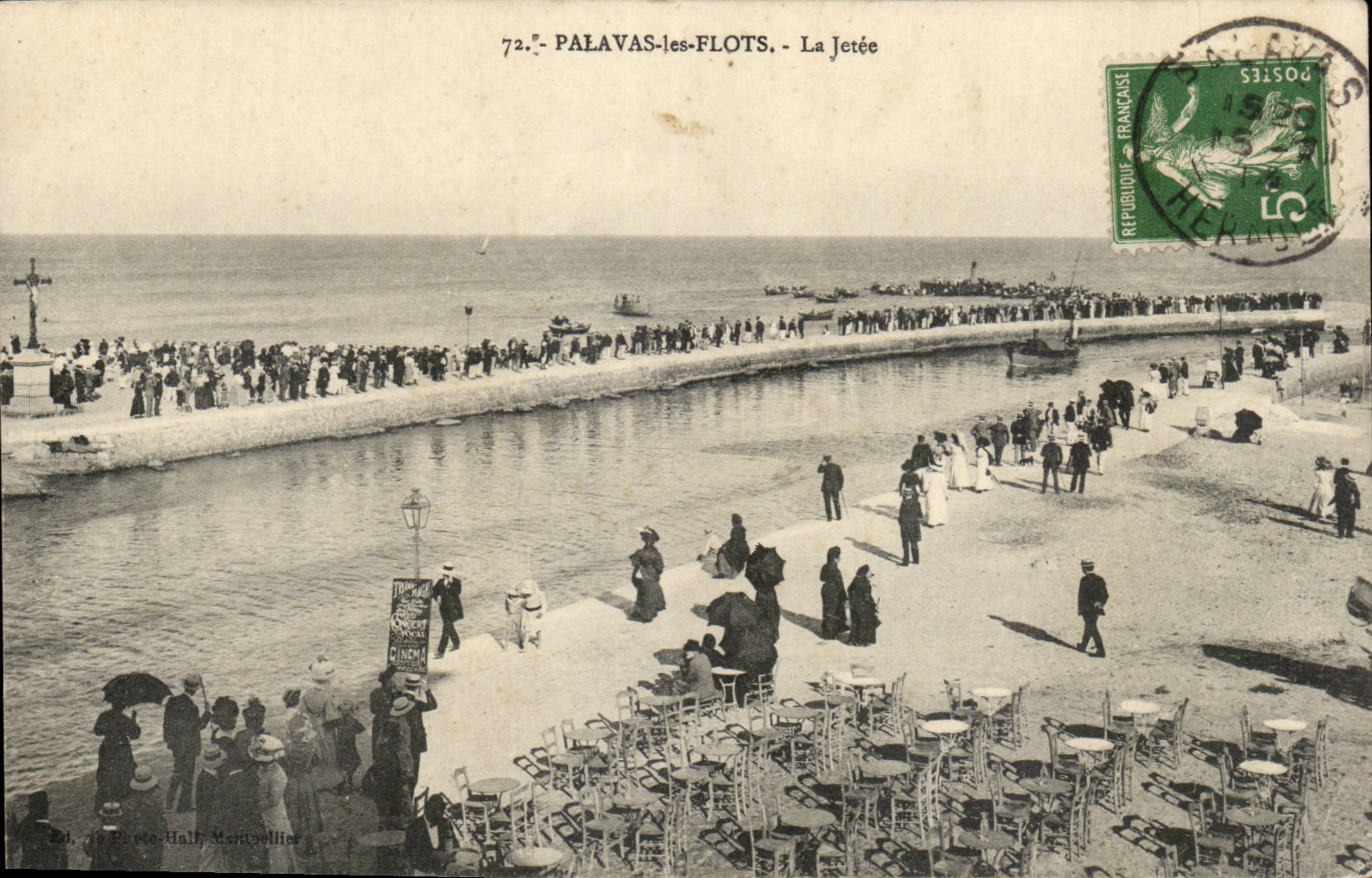 Palavas les Flots CPA La jetee