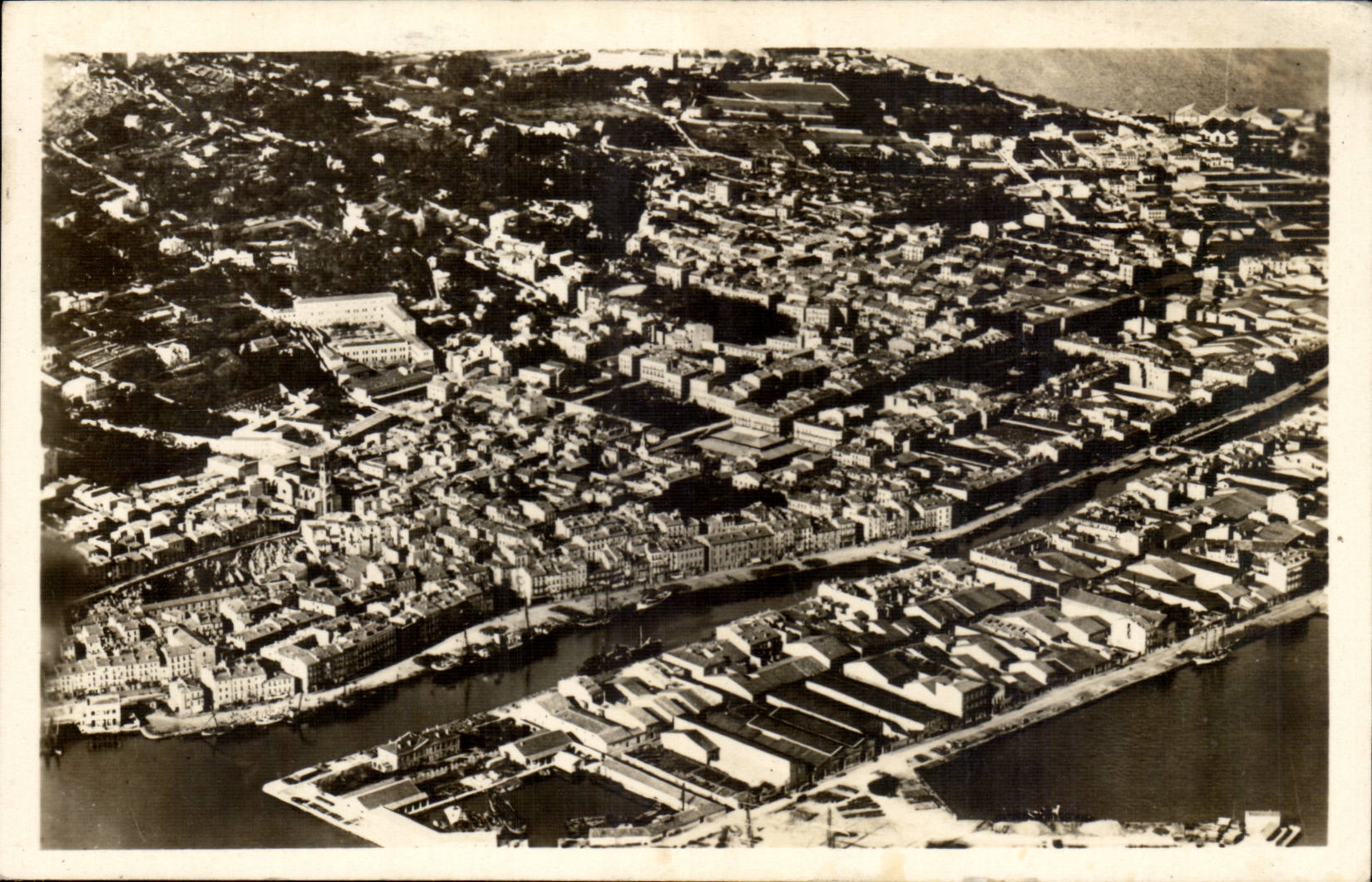 Sete Cette CPA Photo aerienne Vue panoramique