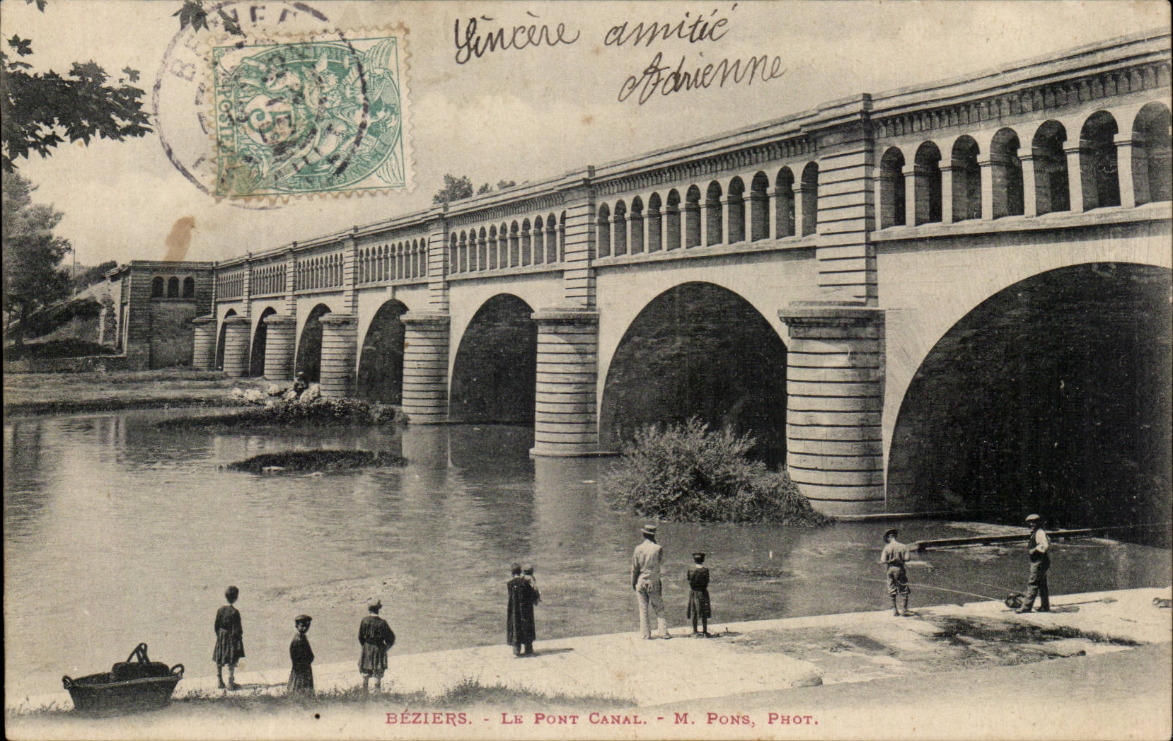 Béziers - Le Pont Canal — M. Pons, Phot.