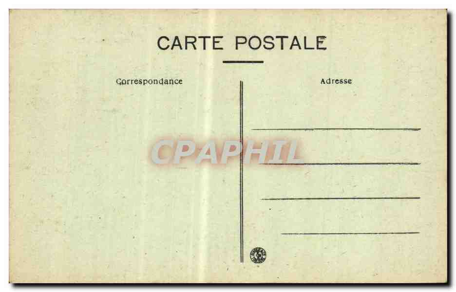 Beziers CPA Music hall des varietes — Rückseite