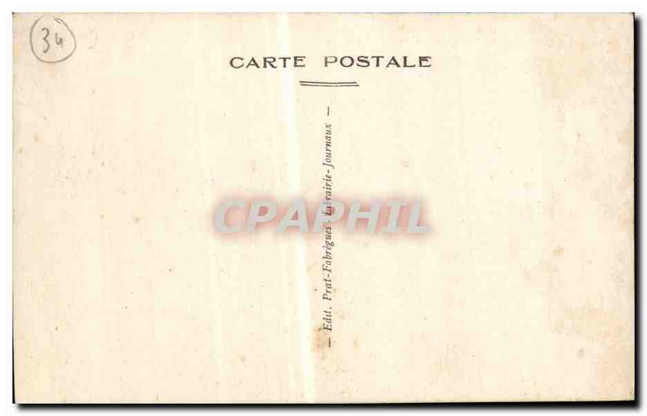 Cette CPA Station balneaire Le fort Richelieu (train) — Back