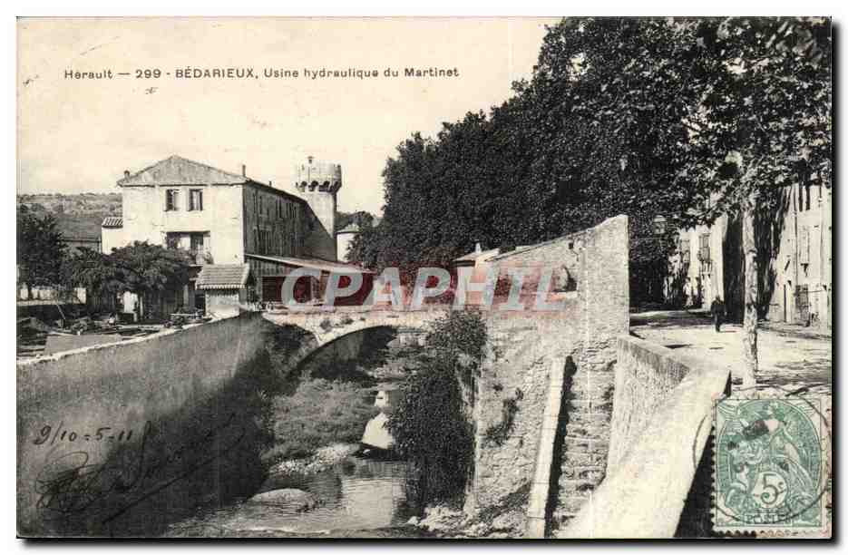 Bedarieux CPA Usine hyrdraulique du Martinet