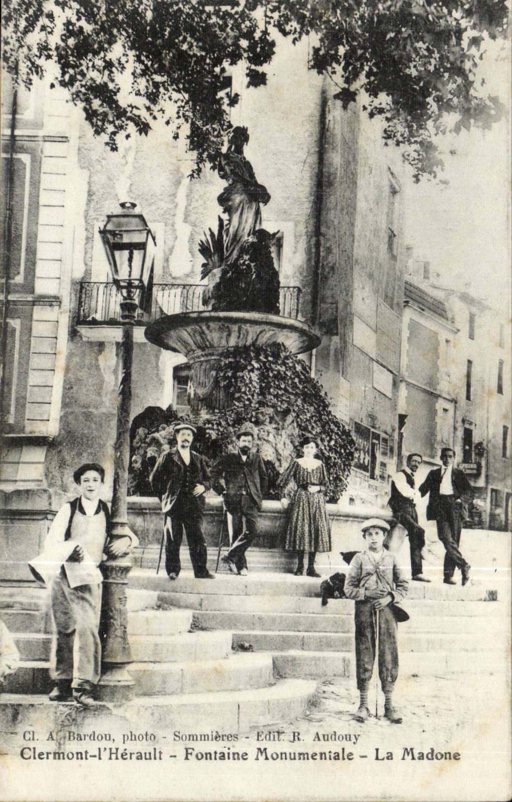 Clermont-l'Hérault — Fontaine Monumentale — Édit. R. Audouy