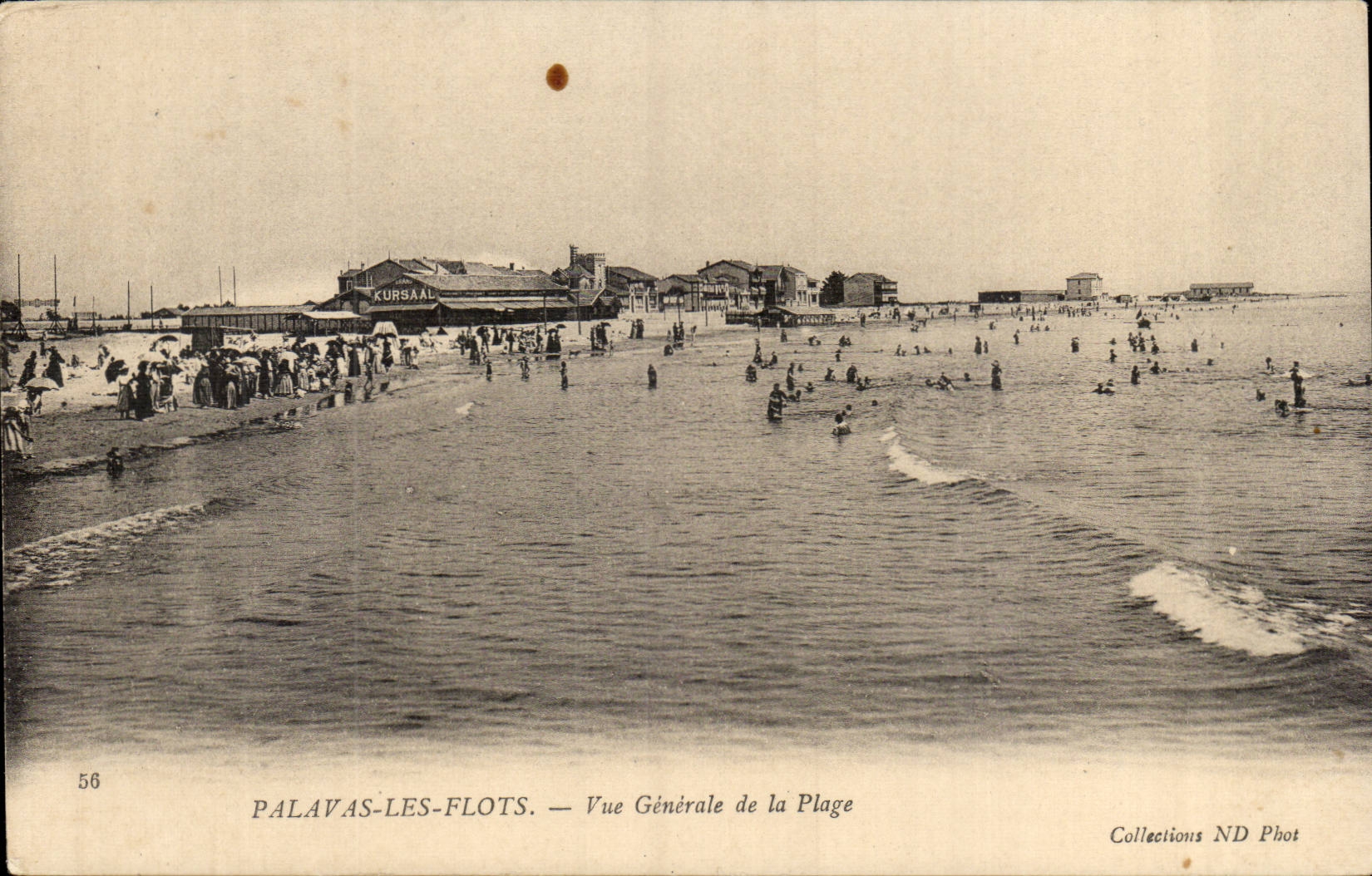 Palavas les Flots CPA Vue generale de la plage