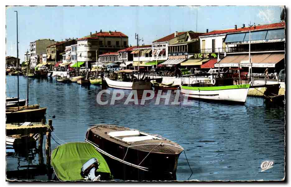 Palavas-les-Flots — Le canal — Real Photo des Arts Photomécaniques