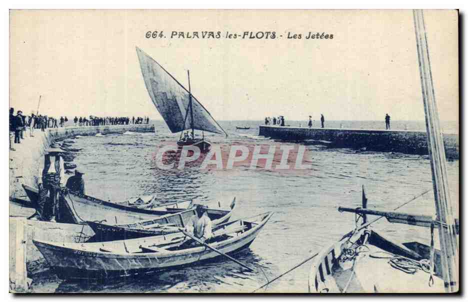 Palavas-les-Flots — Les Jetées — Joseph Array, éditeur Montpellier