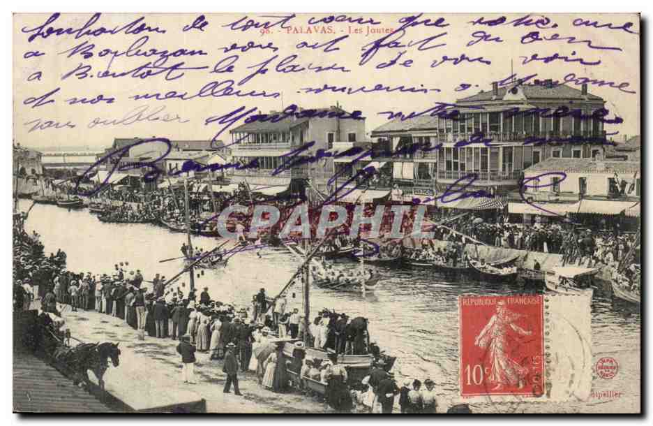 Palavas-les-Flots — Las Joutes — Editor: J. B. L. (impresor)