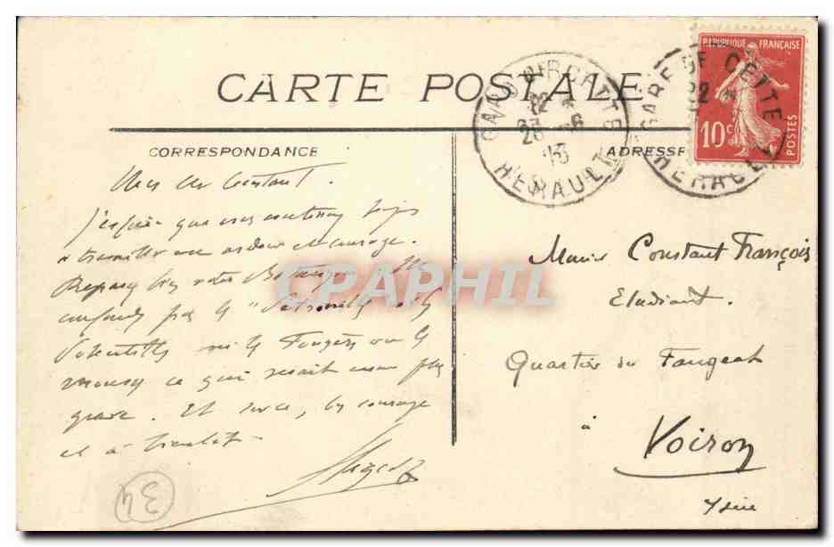 Cette CPA Stattion zoologique — Back