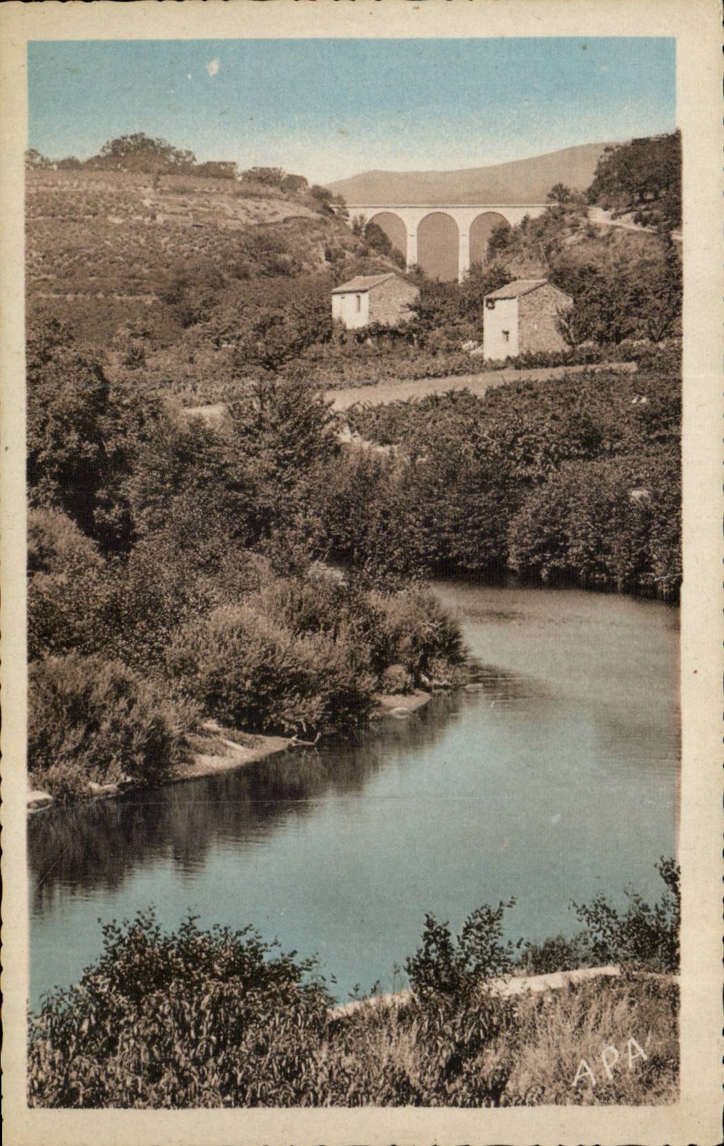 Premian CPA Vallee du Jaur et viaduc de Tibisac