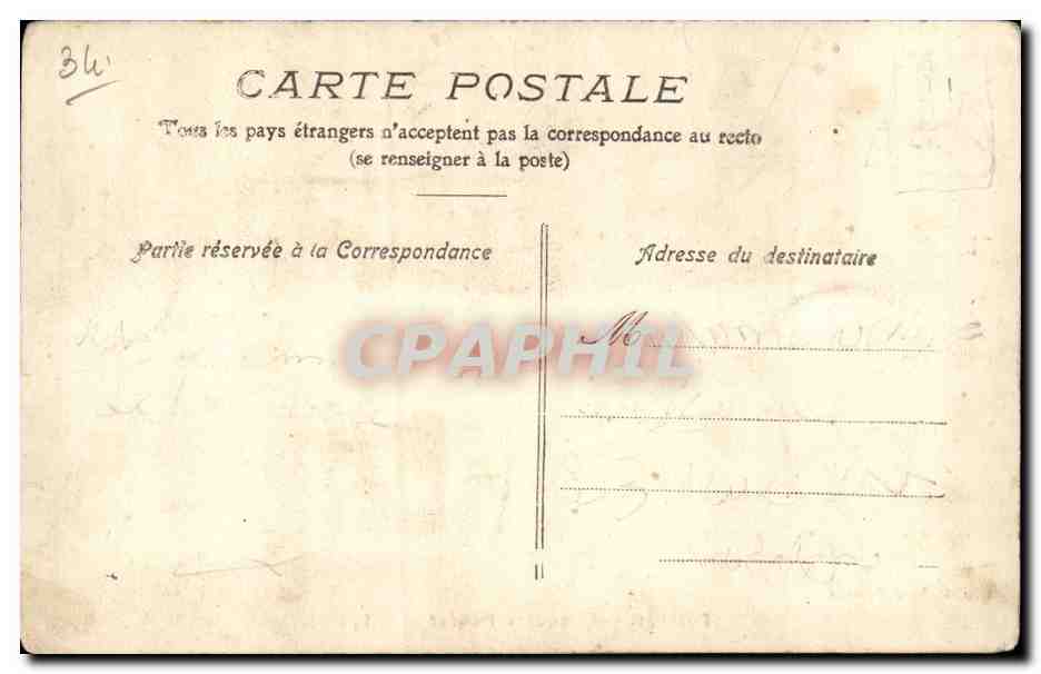 Pezenas CPA Le square Moliere et le Pre — Back