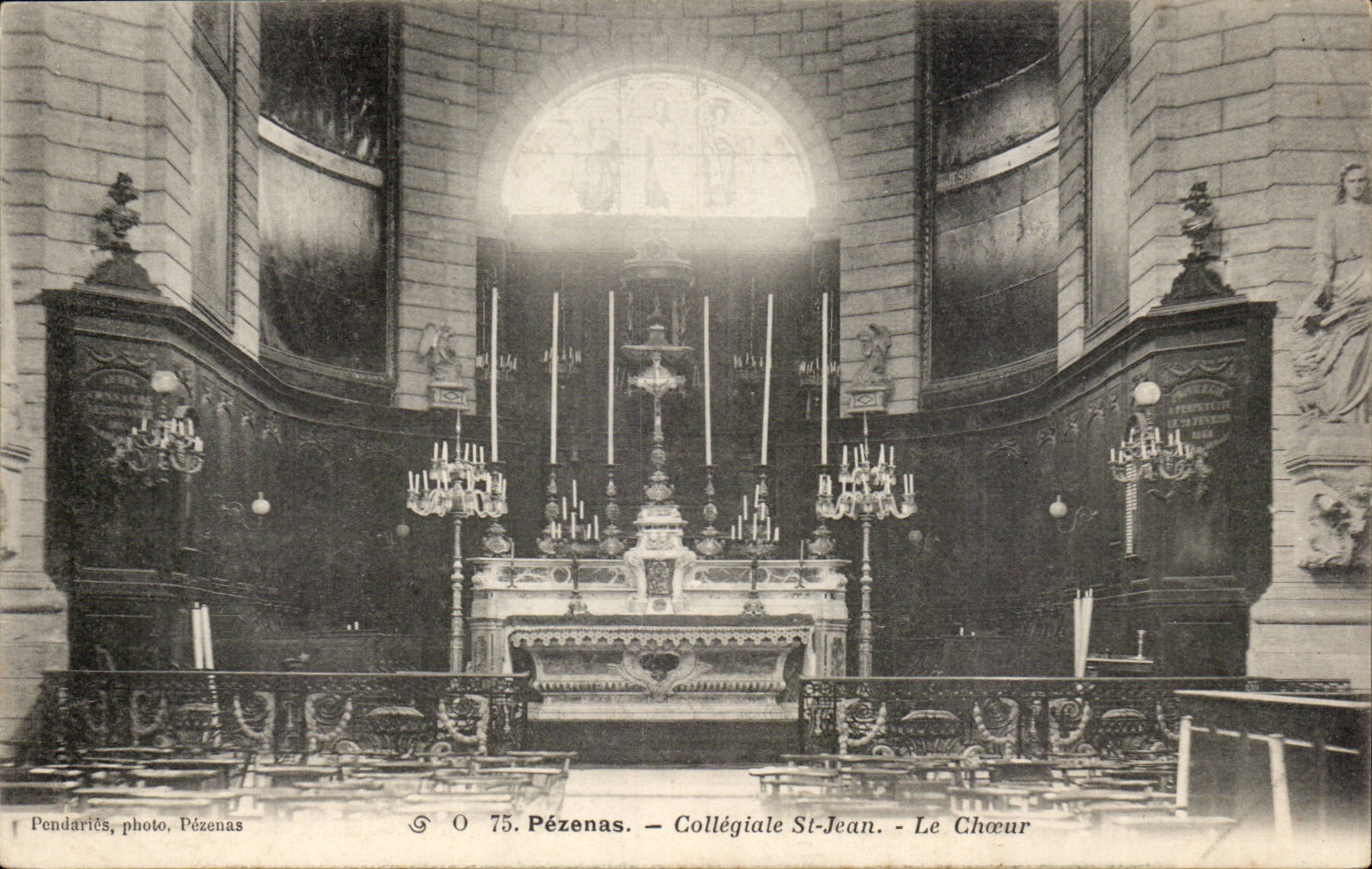 Pezenas CPA Collegiale St Jean Le choeur