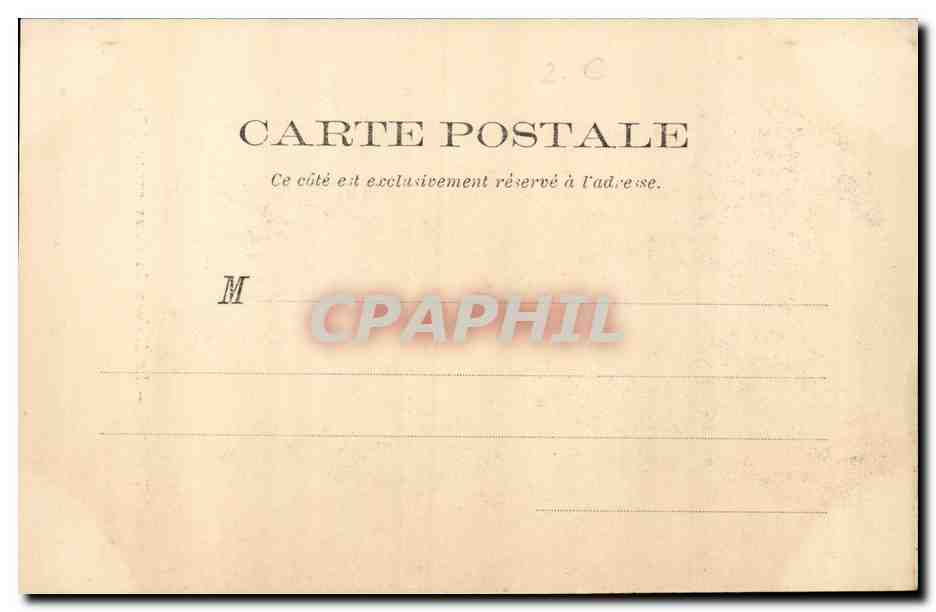 Saint Pons CPA La maison du gouverneur  — Rückseite