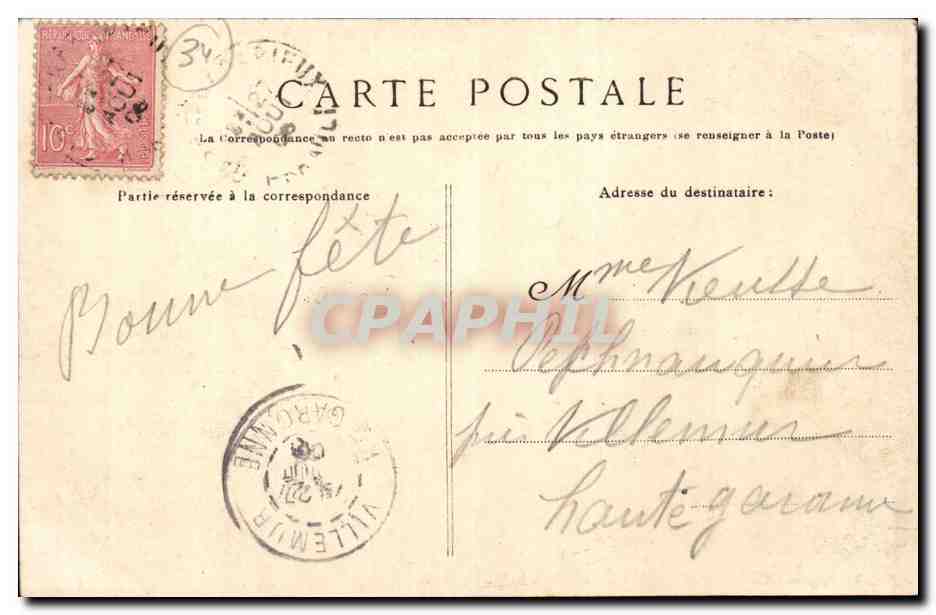 Bedarieux - Le Jardin des Plantes - CPA  — Back