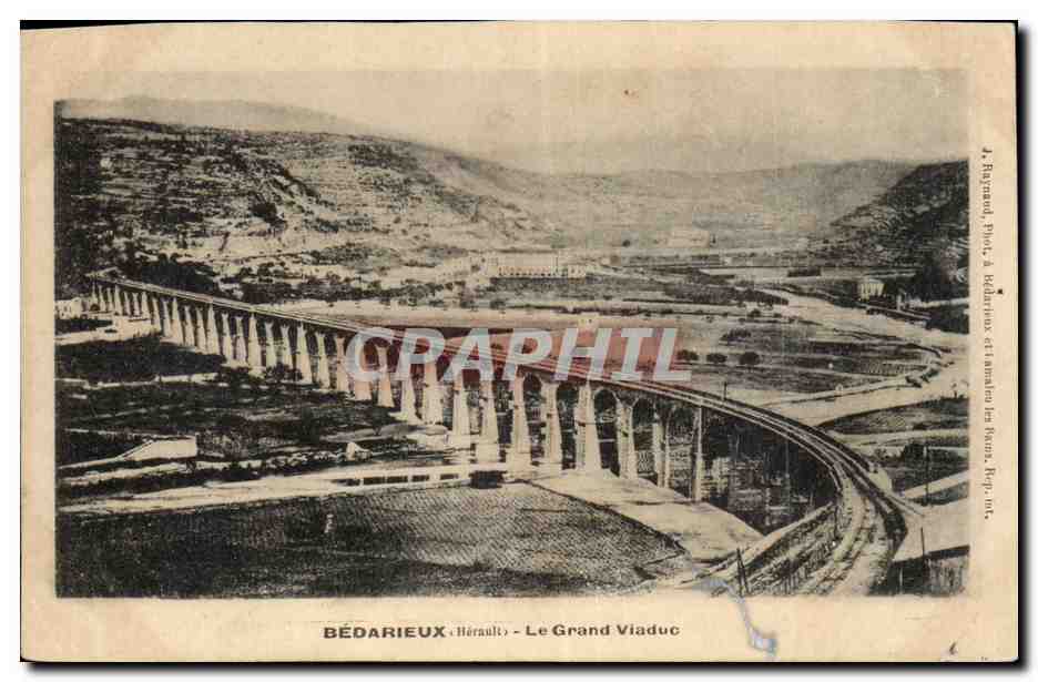 Bedarieux - Le Grand Viaduc - CPA 
