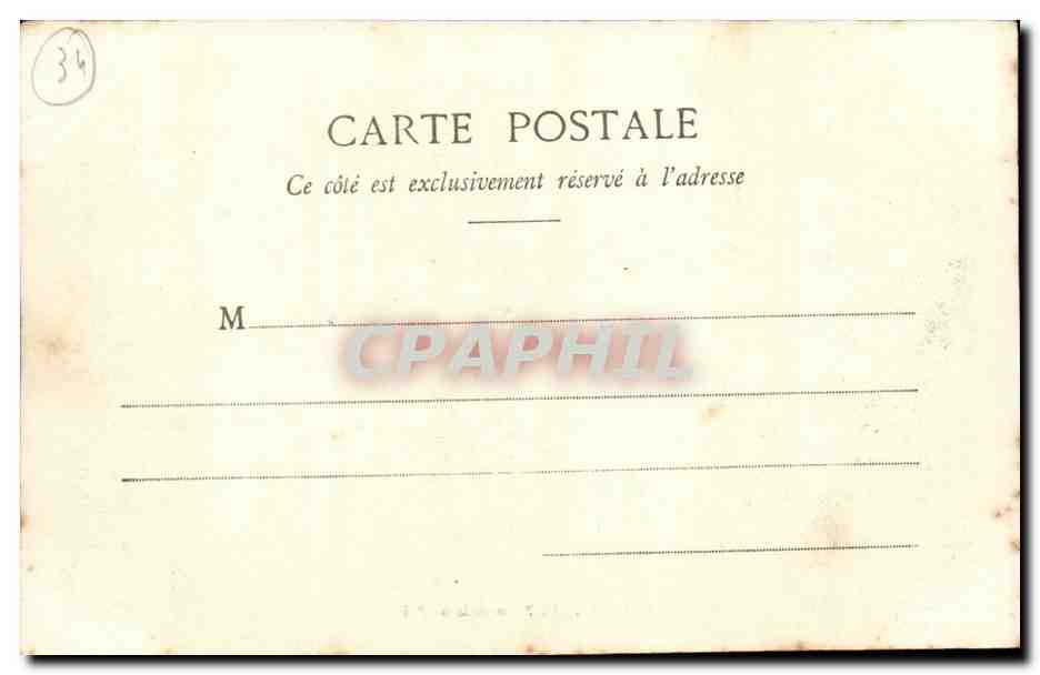 Pezenas - La Promenade du Pre - CPA  — Rückseite